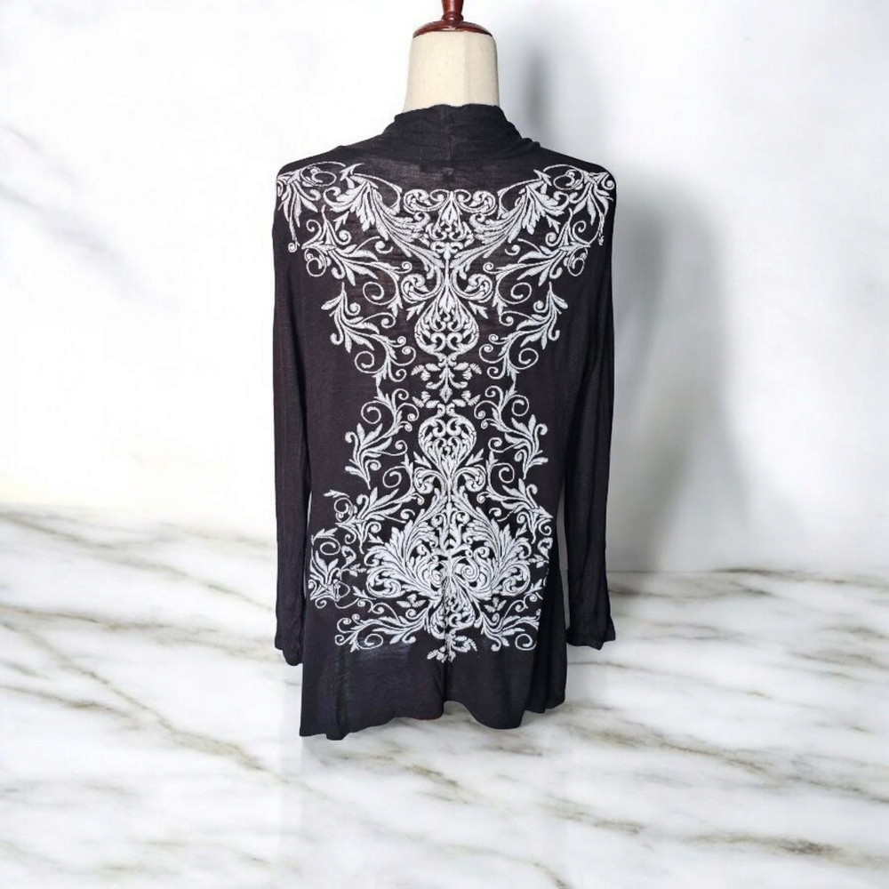 Gorgeous Embroidered Cardigan Shawl Jacket